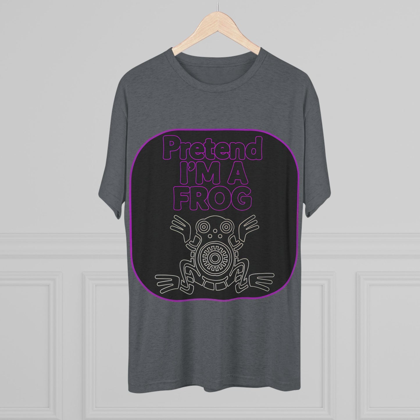 Funny Frog Unisex Tee - Pretend I Am a Frog Design