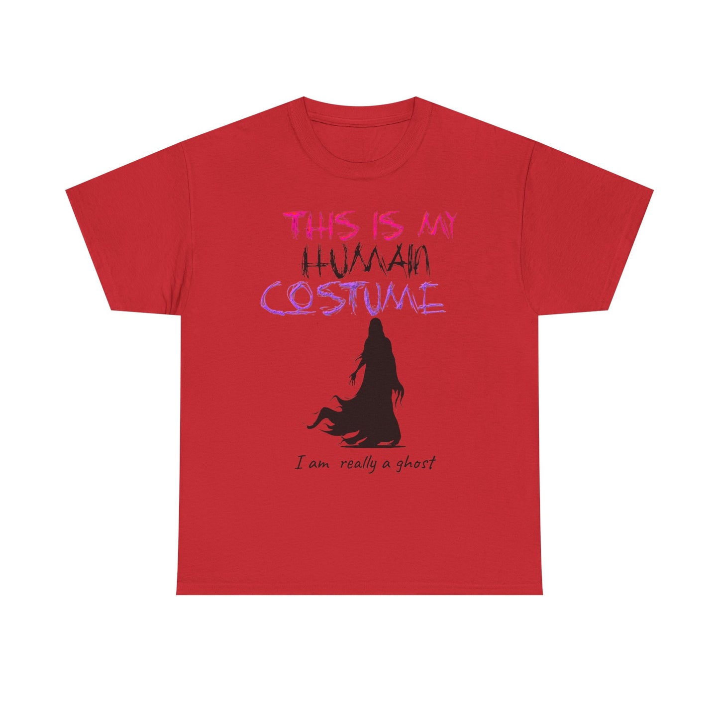 Cotton Tee - 'THIS IS MY HUMAN COSTUME'