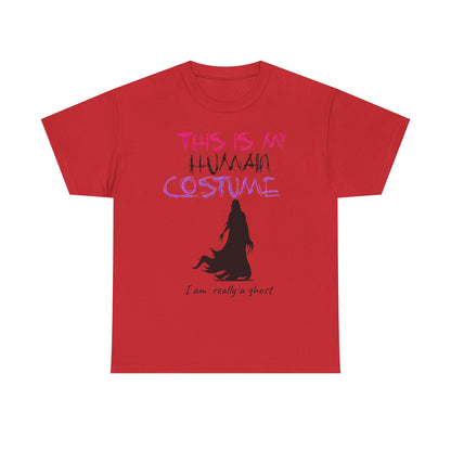 Cotton Tee - 'THIS IS MY HUMAN COSTUME'