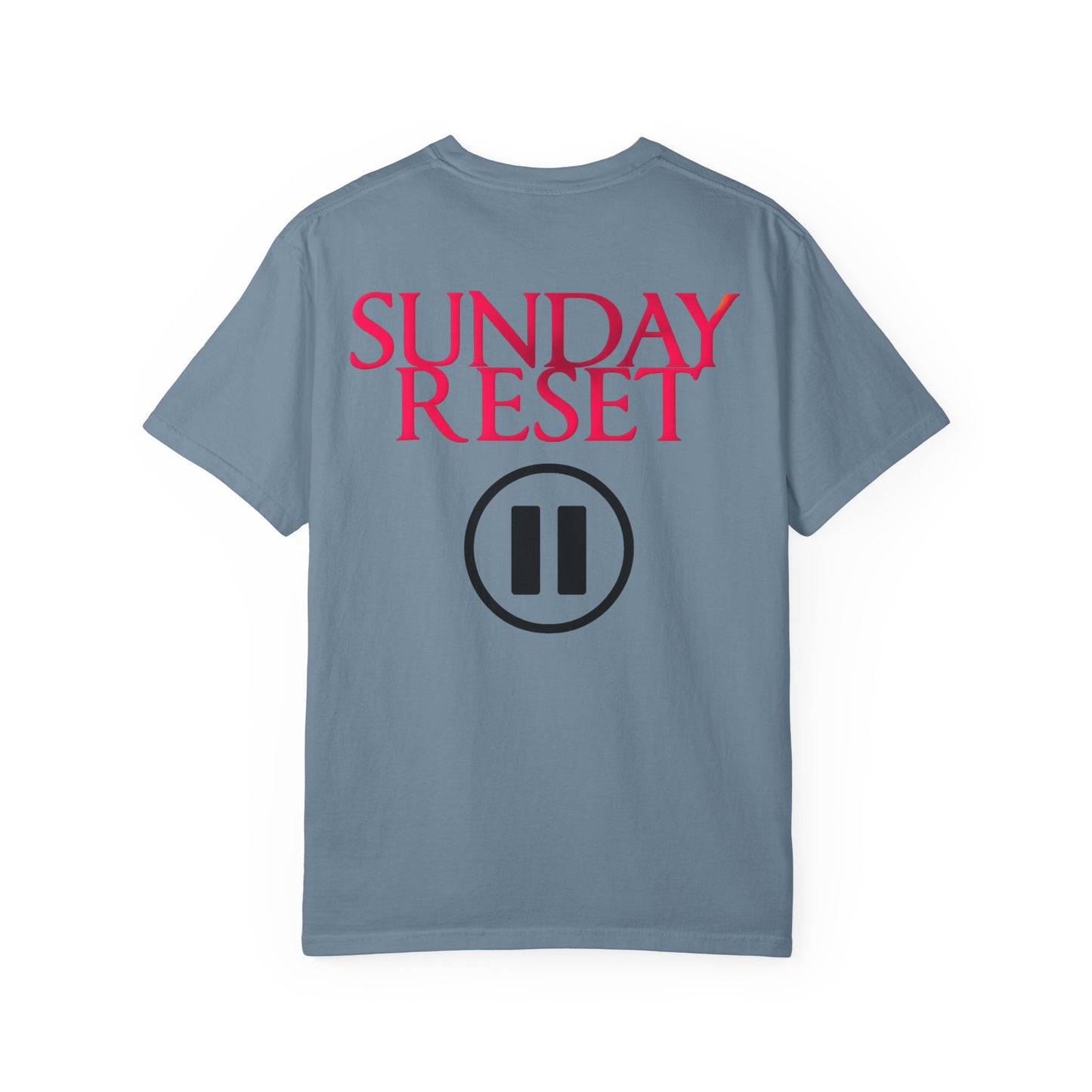 T-Shirt Sunday Reset Unisex Garment-Dyed