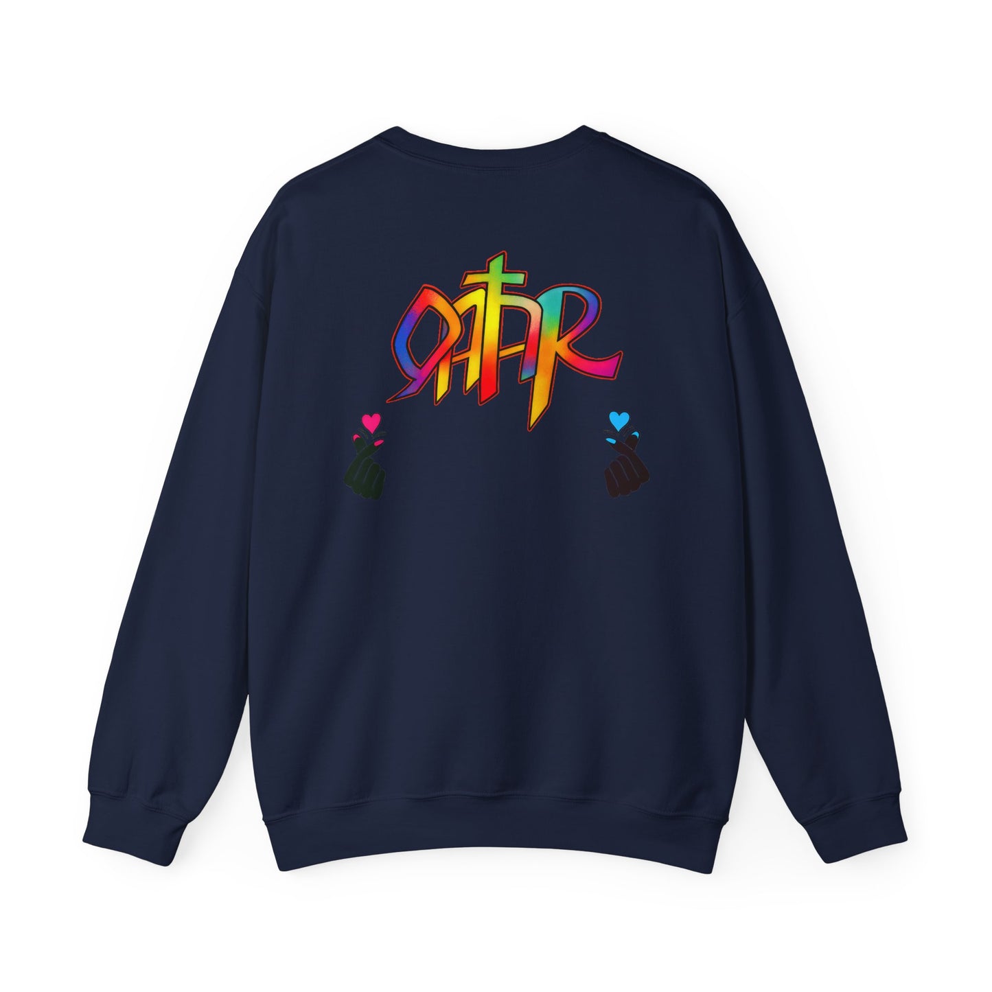 Colorful Qatar Unisex Sweatshirt, Cozy Fall Apparel, Unique Gift, Travel Inspired, Streetwear, Casual Wear