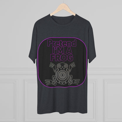 Funny Frog Unisex Tee - Pretend I Am a Frog Design