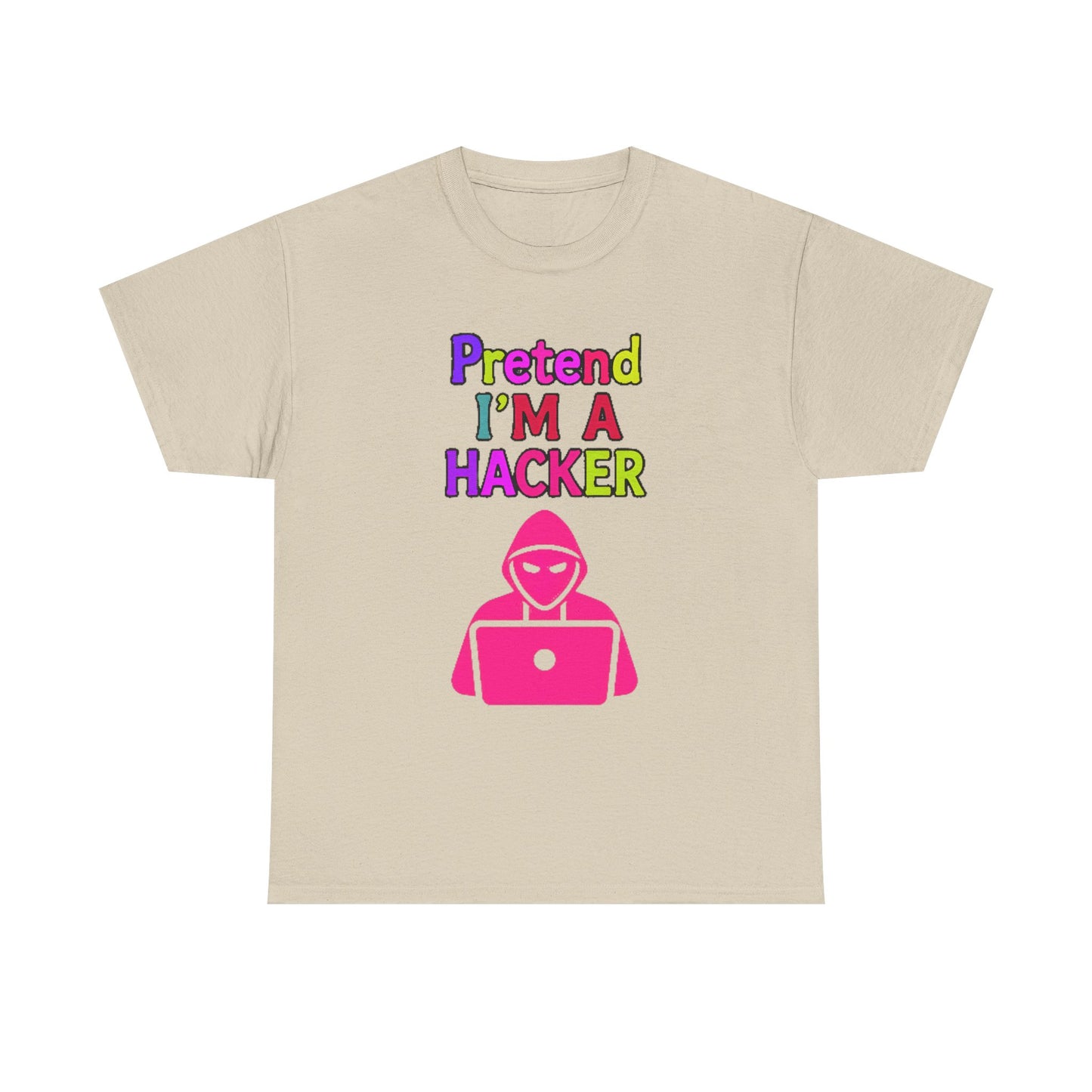 Pretend I'm a Hacker Tee, Fun Unisex Heavy Cotton Tee, Geeky Gift for Coders, Computer Lovers Shirt, Casual Everyday Wear, Unique [...]
