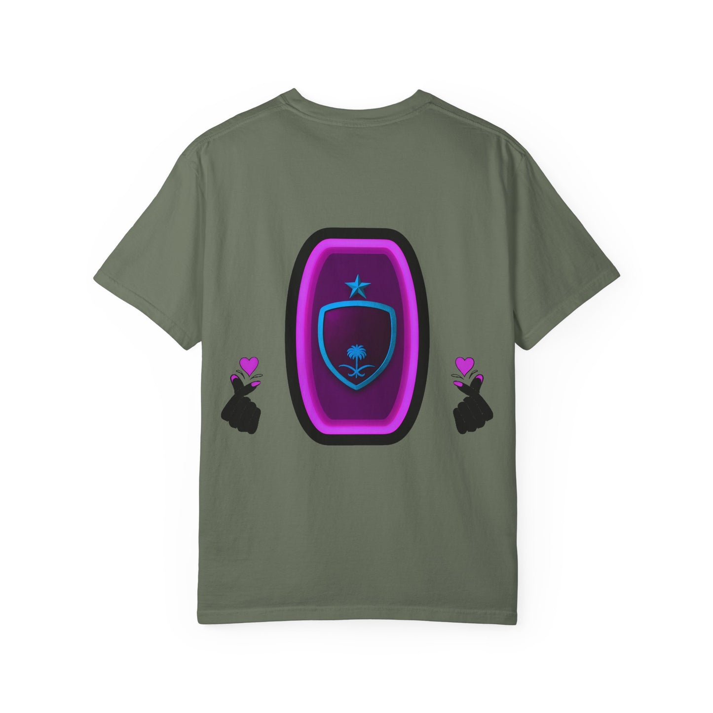 KSA Inspired Unisex Garment-Dyed T-shirt | Casual Style Tee, Graphic Shirt, Unique Design, Gift for Fans, Summer Fashion