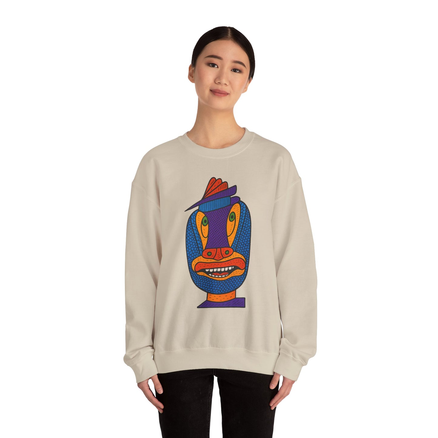 Hand Drawing Crewneck Sweatshirt