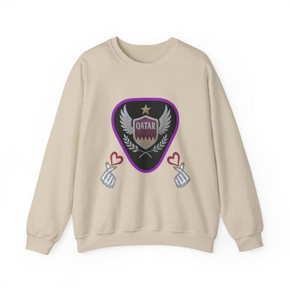 Qatar Pride Crewneck Sweatshirt, Unisex Casual Style, Perfect Gift for Sports Fans, Birthday or National Day Celebration, Cozy [...]