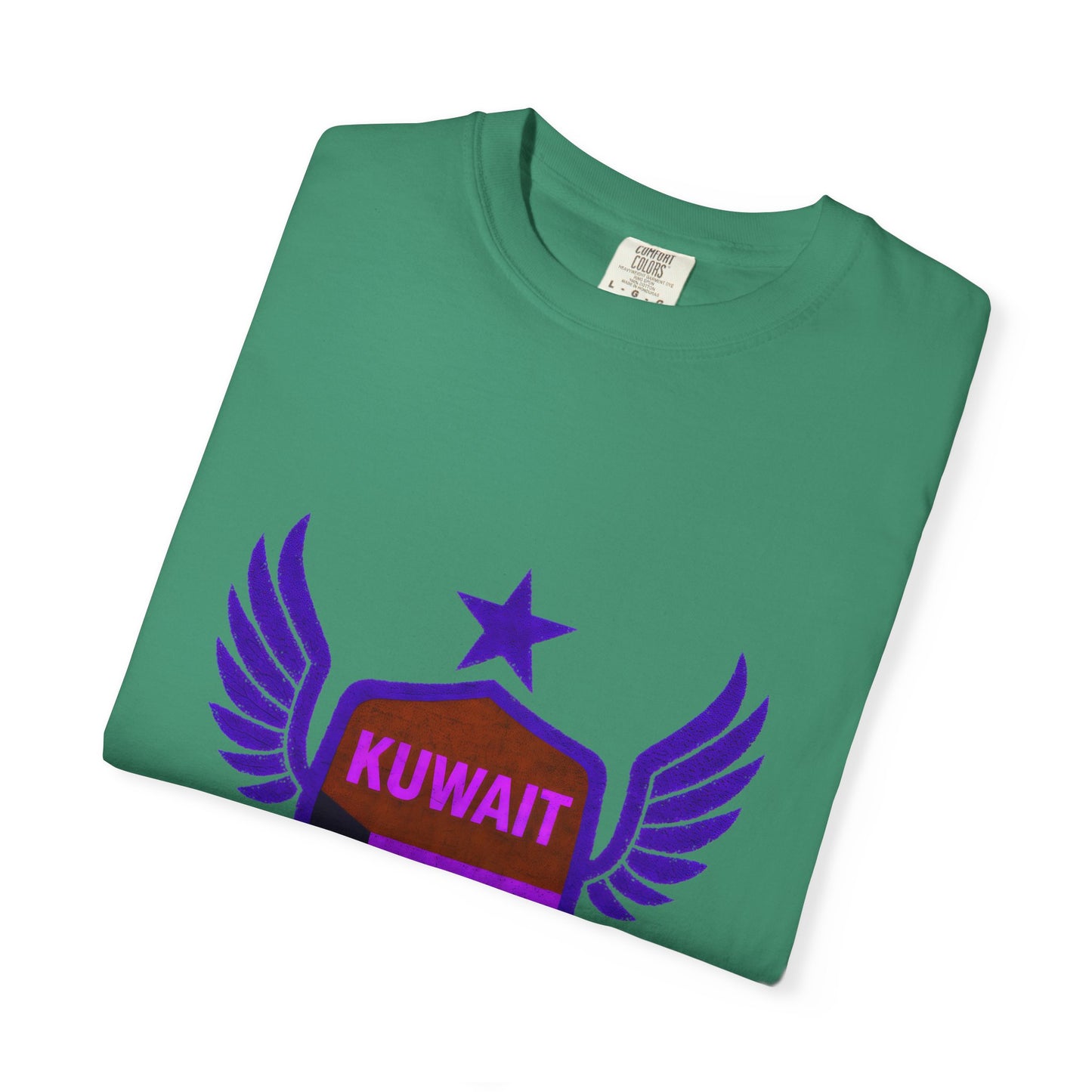 Kuwait Pride Unisex T-Shirt, Garment-Dyed Tee, LGBTQ+ Support Shirt, Casual Wear, Gift for Pride Month, Statement Fashion