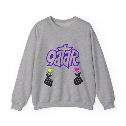 Colorful Qatar Unisex Sweatshirt, Cozy Fall Apparel, Unique Gift, Travel Inspired, Streetwear, Casual Wear