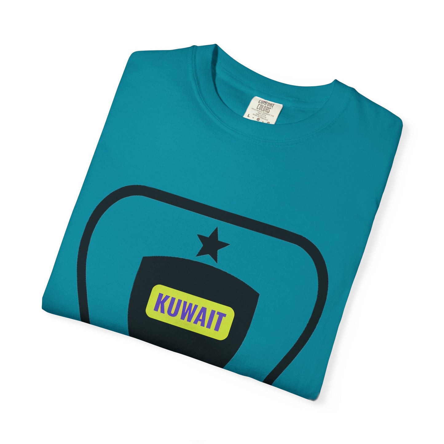 Garment-Dyed T-shirt - Kuwait Lover Graphic Tee