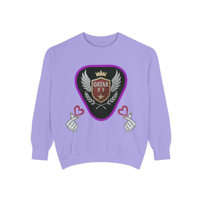 Qatar-Inspired Unisex Sweatshirt, Cozy Gift for Sports Fans, Stylish Casualwear, Travel Apparel, Souvenir from Qatar