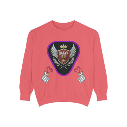 Qatar-Inspired Unisex Sweatshirt, Cozy Gift for Sports Fans, Stylish Casualwear, Travel Apparel, Souvenir from Qatar