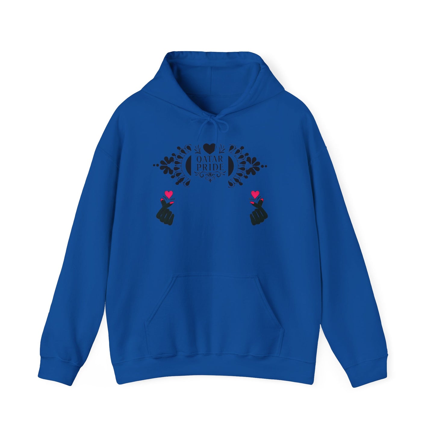 Pride Hooded Sweatshirt, Unisex  Qatar Pride Sweatshirt, Pride Gift, Festival Clothing