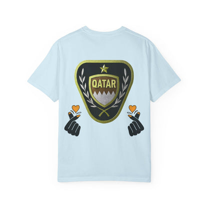Qatar Pride Unisex T-Shirt, Casual Wear, Sports Event Shirt, Travel Souvenir, Gift for Fans