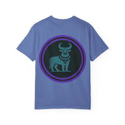 FISH BONE AND BULLS T-Shirt - Vintage Unisex Garment-Dyed Tee