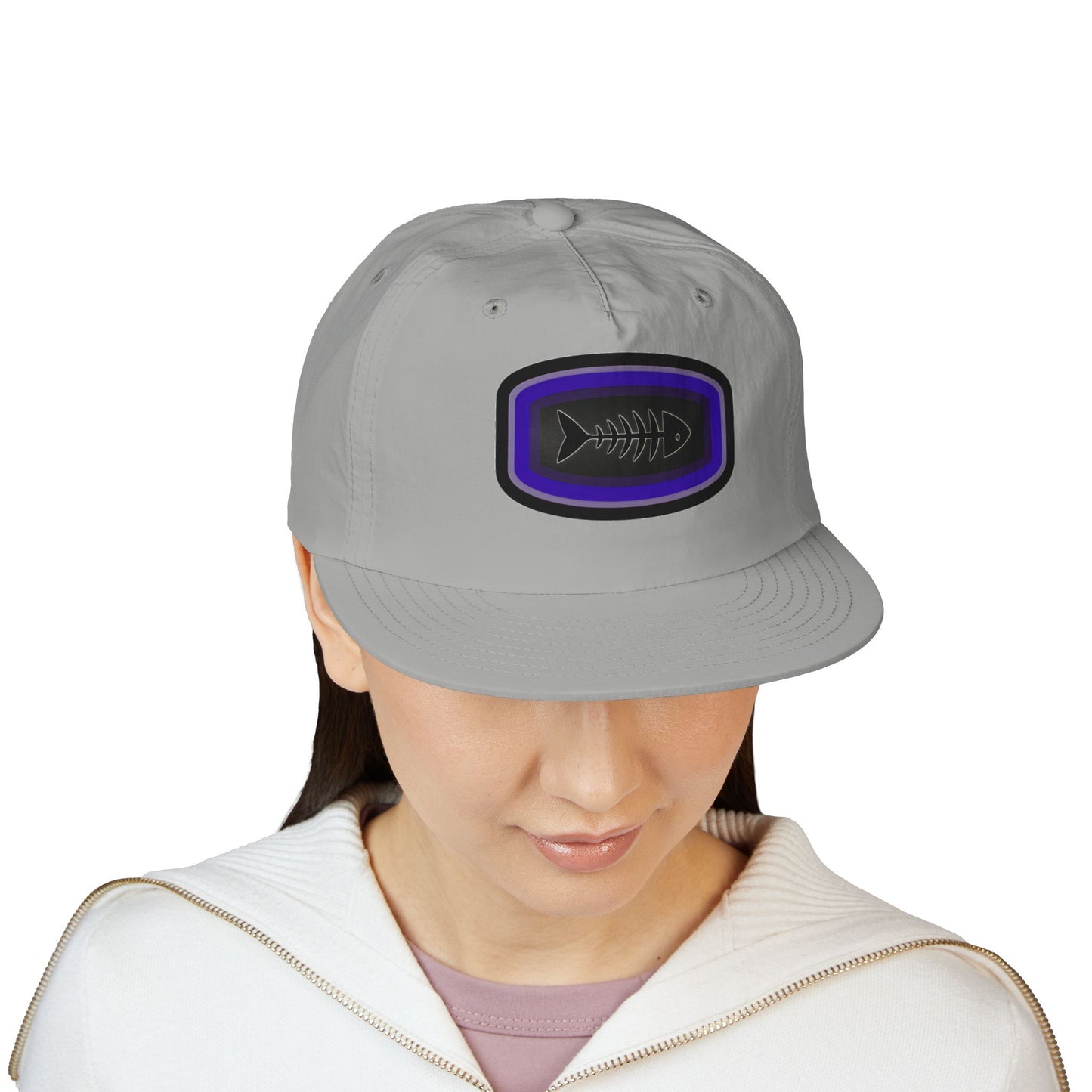 Surf Cap - Fish Skeleton Design