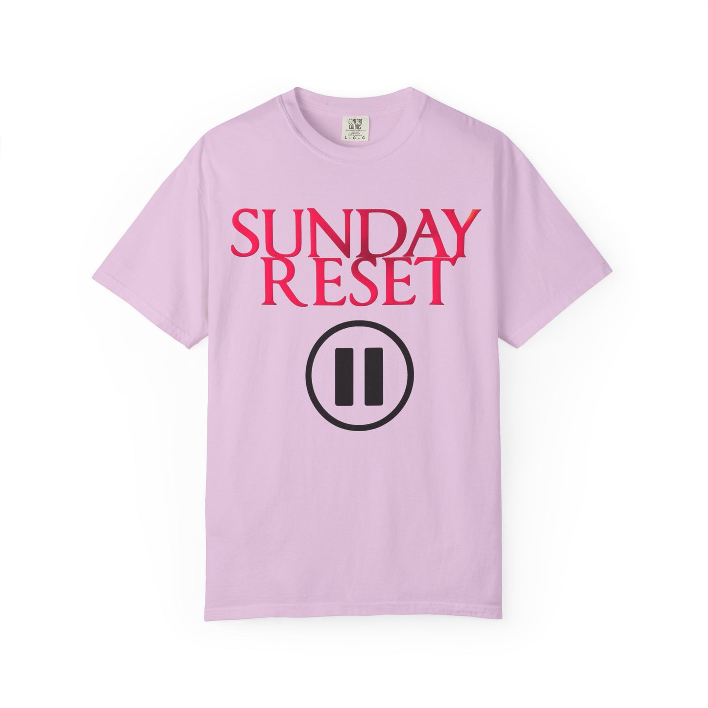 T-Shirt Sunday Reset Unisex Garment-Dyed