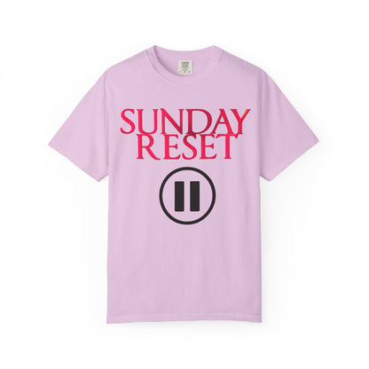 T-Shirt Sunday Reset Unisex Garment-Dyed
