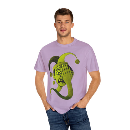 Garment-Dyed T-shirt 'i can't see' Design