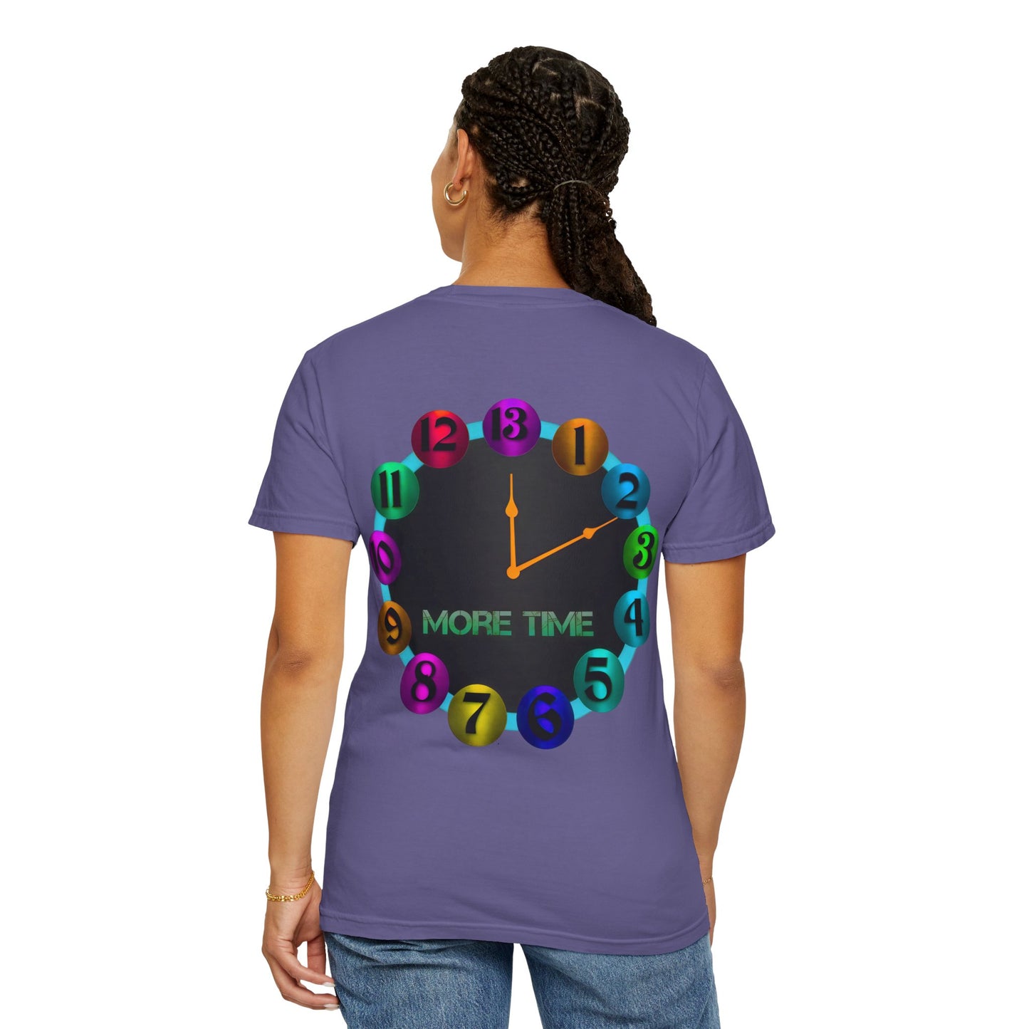 Garment-Dyed T-shirt - MORE TIME Graphic Tee