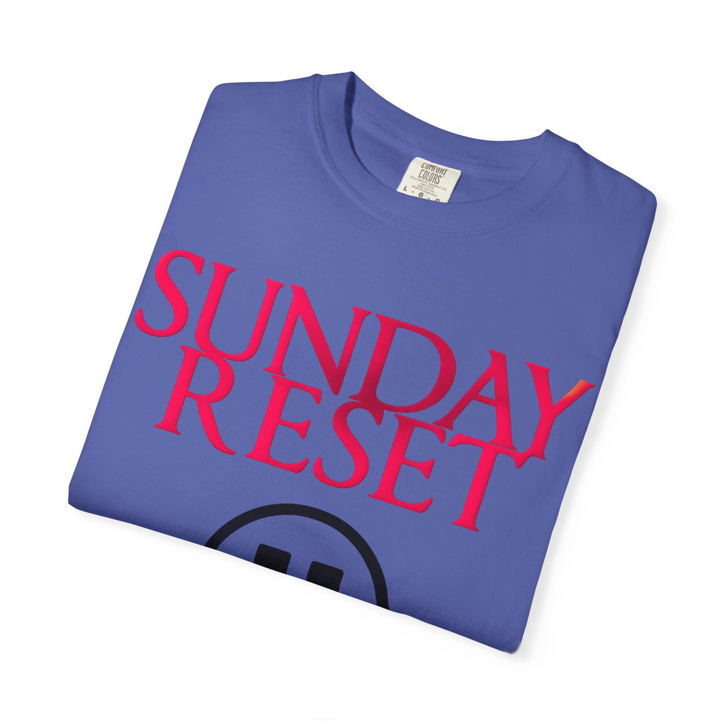 T-Shirt Sunday Reset Unisex Garment-Dyed