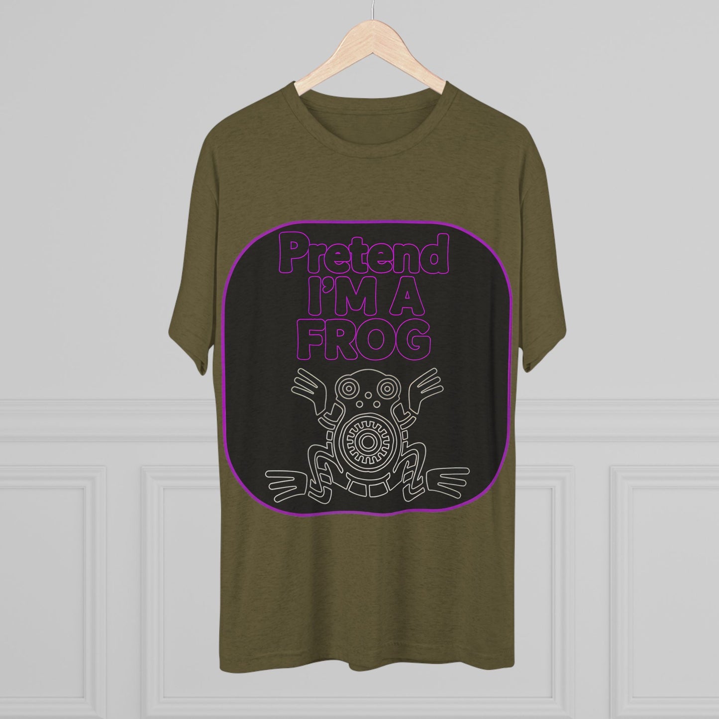 Funny Frog Unisex Tee - Pretend I Am a Frog Design