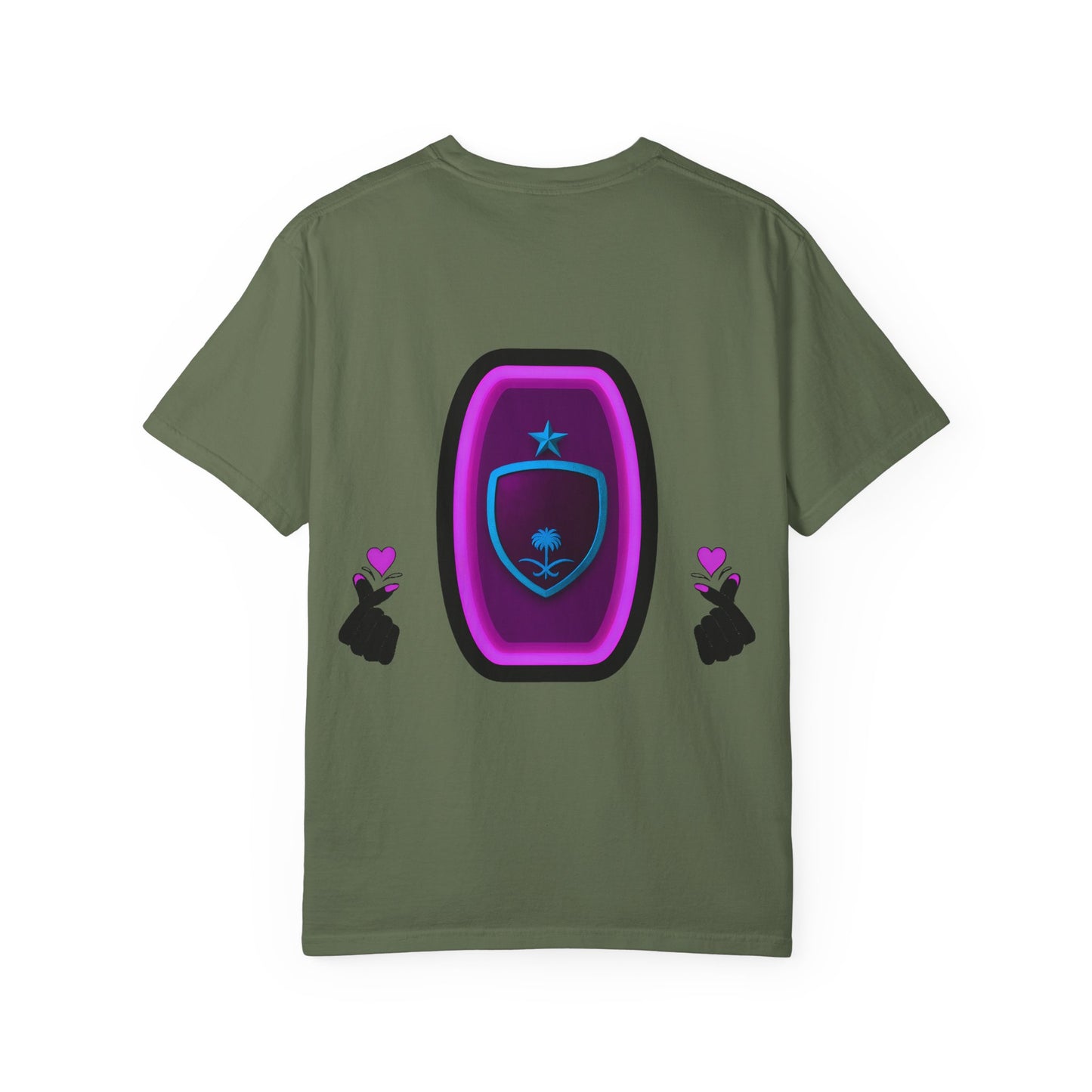 KSA Inspired Unisex Garment-Dyed T-shirt | Casual Style Tee, Graphic Shirt, Unique Design, Gift for Fans, Summer Fashion