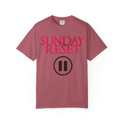 T-Shirt Sunday Reset Unisex Garment-Dyed
