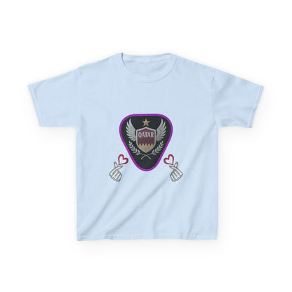 Kids' Fun Graphic Tee, Casual Kids T-Shirt, Cute Kids Top, Qatar Themed Shirt, Gift for Young Fans