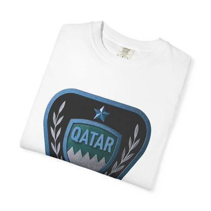 Qatar Pride Unisex T-Shirt, Casual Wear, Sports Event Shirt, Travel Souvenir, Gift for Fans